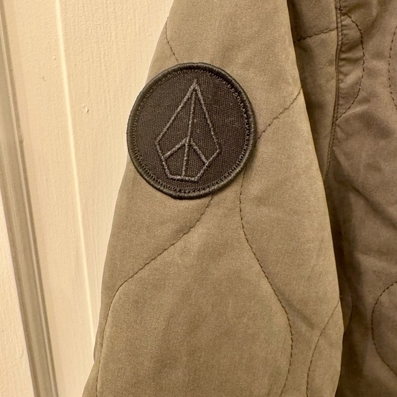 Volcom Reversible Green Quilted Utility Jacket, sz XS - Picture 9 of 16